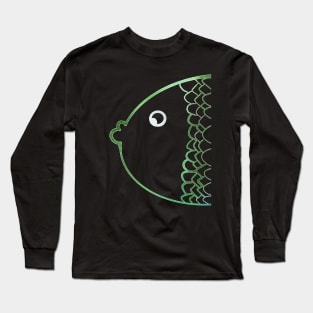 Colorful karp rainbow green Long Sleeve T-Shirt